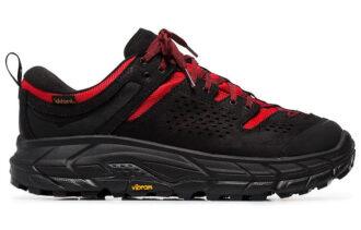 HOKA x Engineered Garments Tor Ultra Low ‘Preto Vermelho’