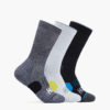 Pacote com 3 pares de meias Crew Run