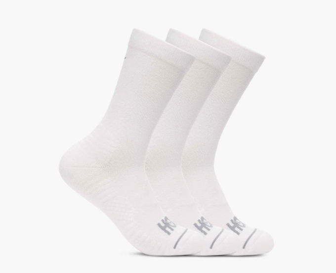 Pacote com 3 pares de meias Crew Run