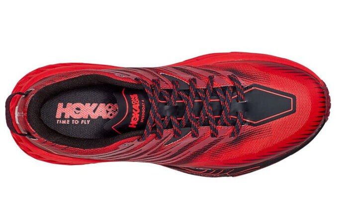 Speedgoat 4 ‘Vermelho e Preto’