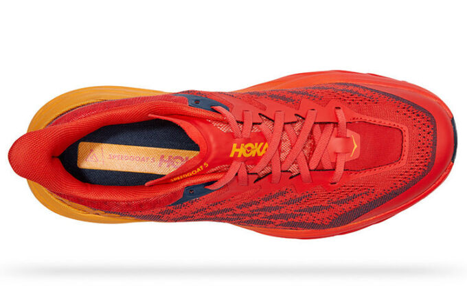 Speedgoat 5 ‘Fiesta Red Radiant Yellow’