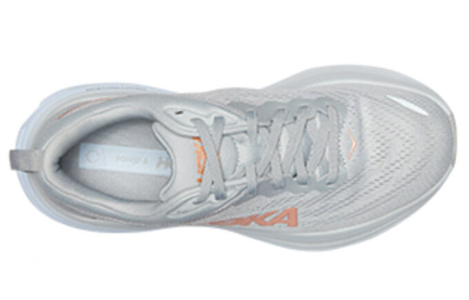 (WMNS) Bondi 8 Wide D ‘Laranja Cinza Claro’