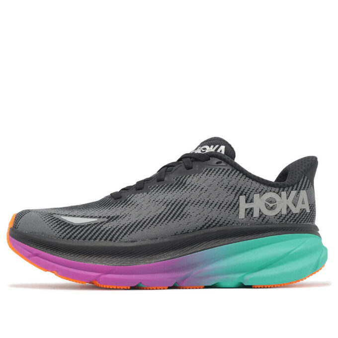 (WMNS) Clifton 9 Gore-Tex ‘Preto Azul Elétrico’